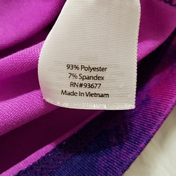 JCP Xersion pink  purple long sleeve workout top Med. - Picture 3 of 6
